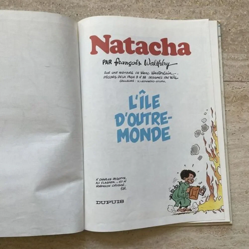 Natasha L'Ile D'Outre World No 10‎ Eo 1984 Since Of Walthéry